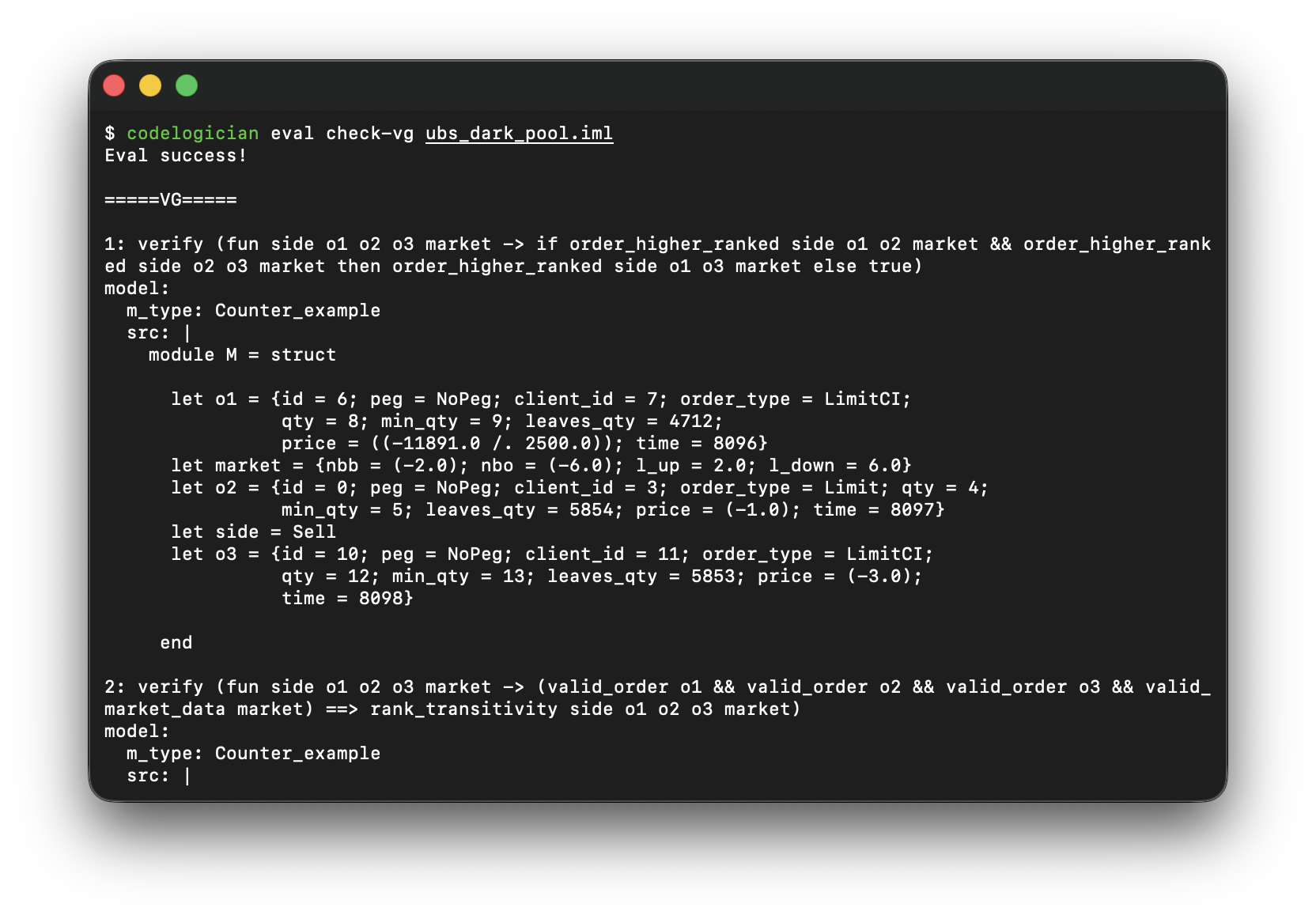 CodeLogician checks verification goals