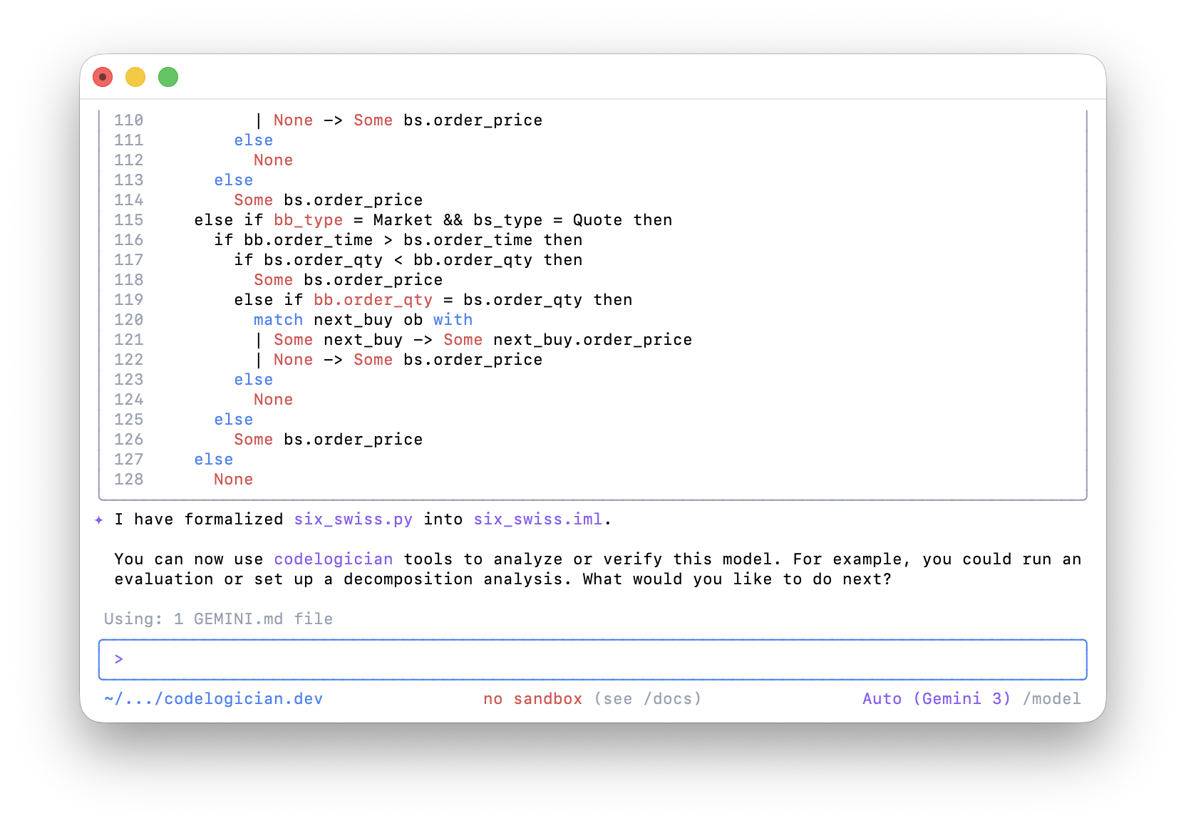 LLM has formalized the file into IML